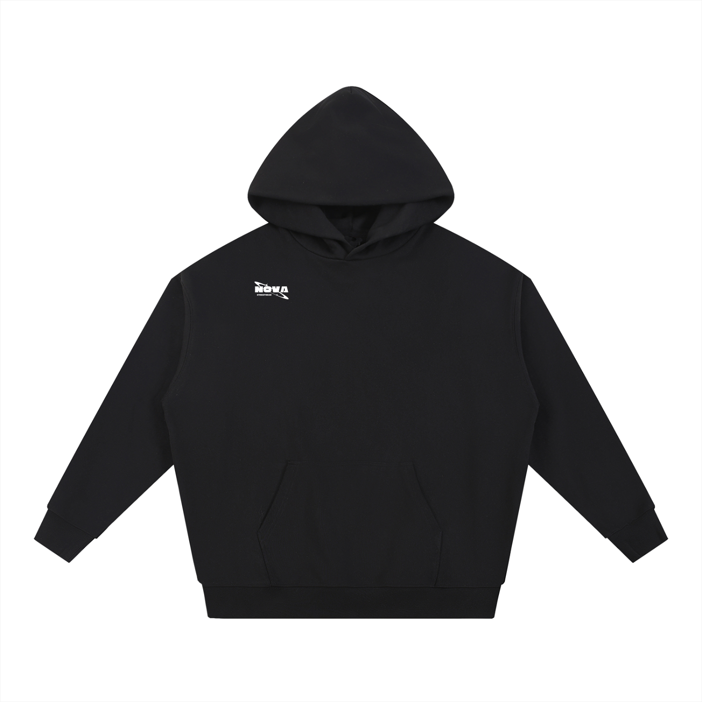Essential Heavyweight Hoodie White Text