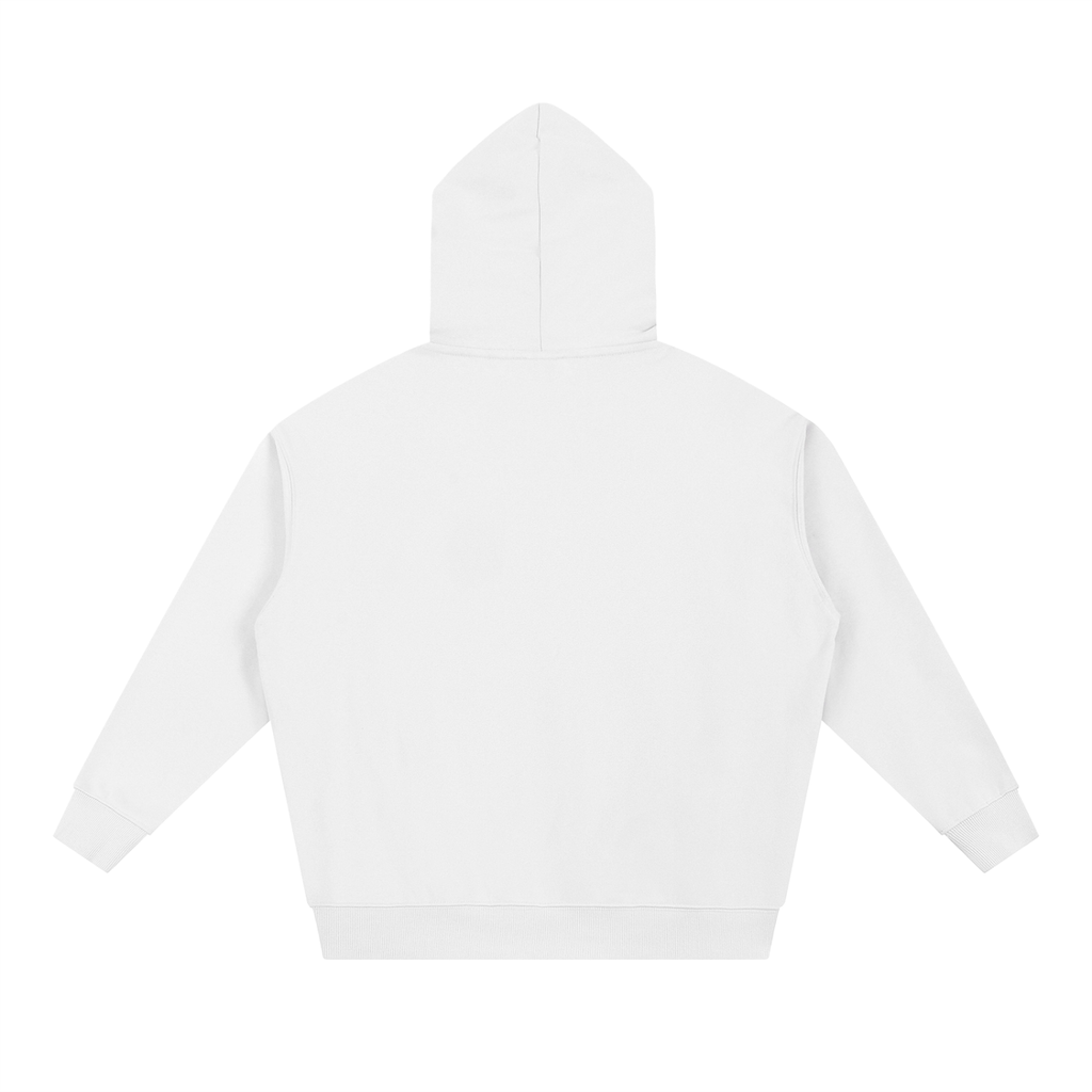 Essential Heavyweight Hoodie White Text