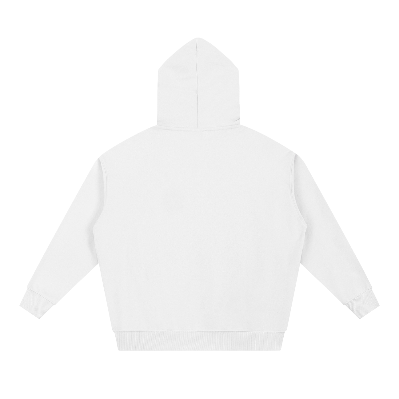 Essential Heavyweight Hoodie White Text