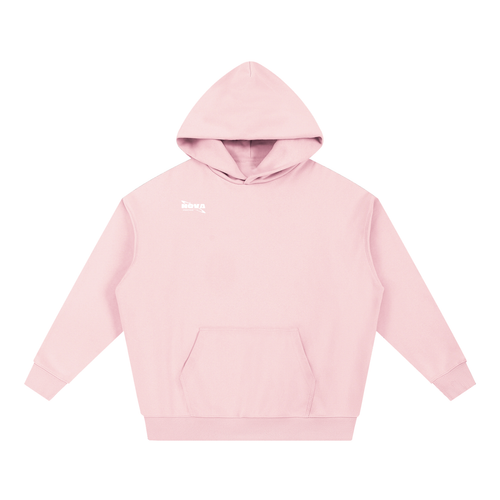 Essential Heavyweight Hoodie White Text