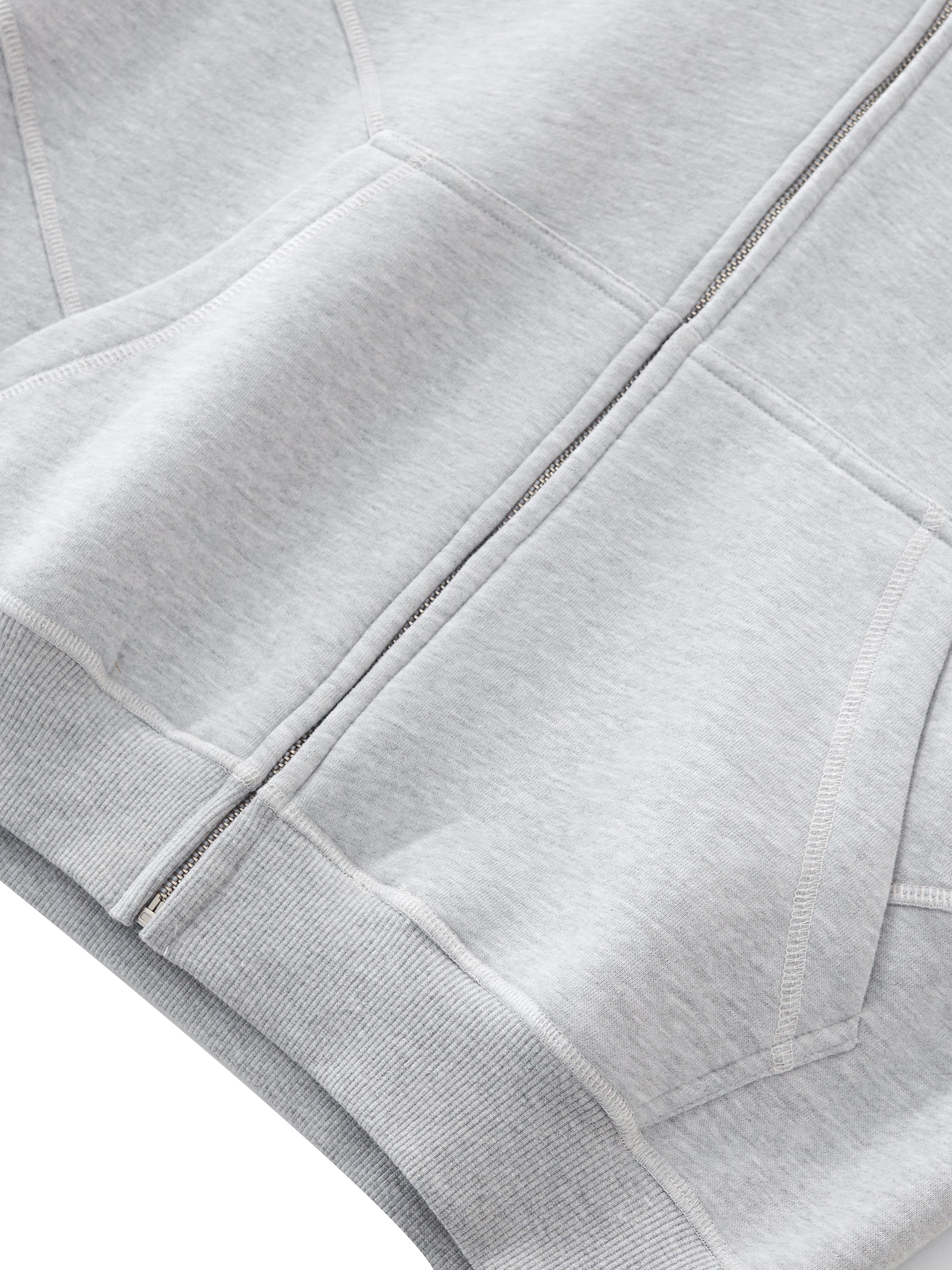 Cursive Zip Hoodie